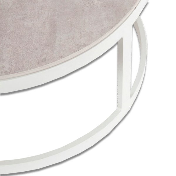 Mobilier de jardin Bizzotto tables gigognes beige Talunas confort Lille
