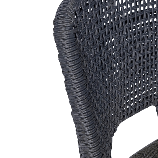 Tabouret de bar Bizzotto modèle Hesperia anthracite Lille