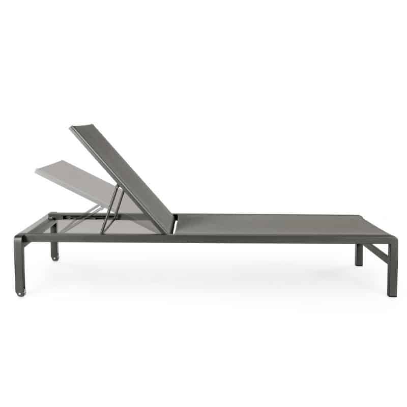 bain de soleil Konnor gris Bizzotto extérieur métropole lilloise Piscine & Spas